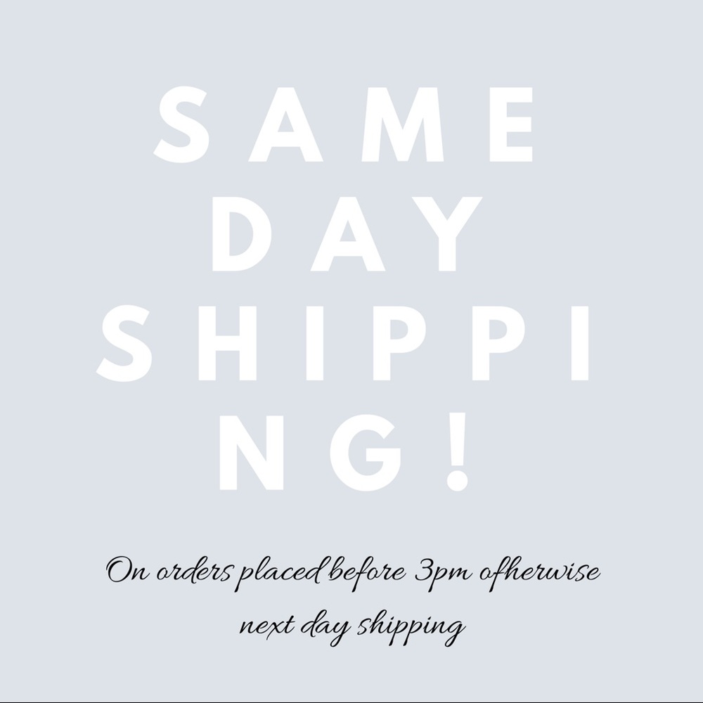 Same or next day shipping 🌸